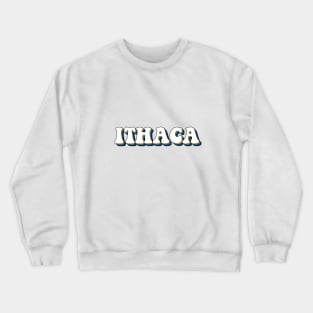 Ithaca lettering Crewneck Sweatshirt